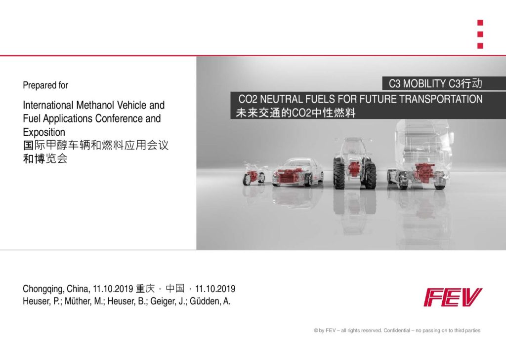 C3-Mobility-CO2-neutral-Fuels-for-future-Transportation-FEV C3-Mobility-CO2-neutral-Fuels-for-future-Transportation-FEV