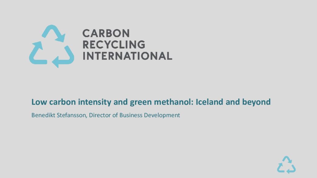 Low-carbon-intensity-and-green-methanol-Iceland-and-beyond-CRI Low-carbon-intensity-and-green-methanol-Iceland-and-beyond-CRI