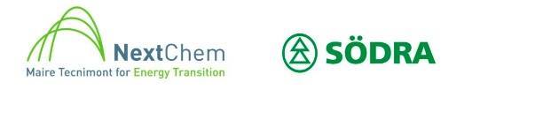 Logos of Methanol Institute NextChem and Sodra